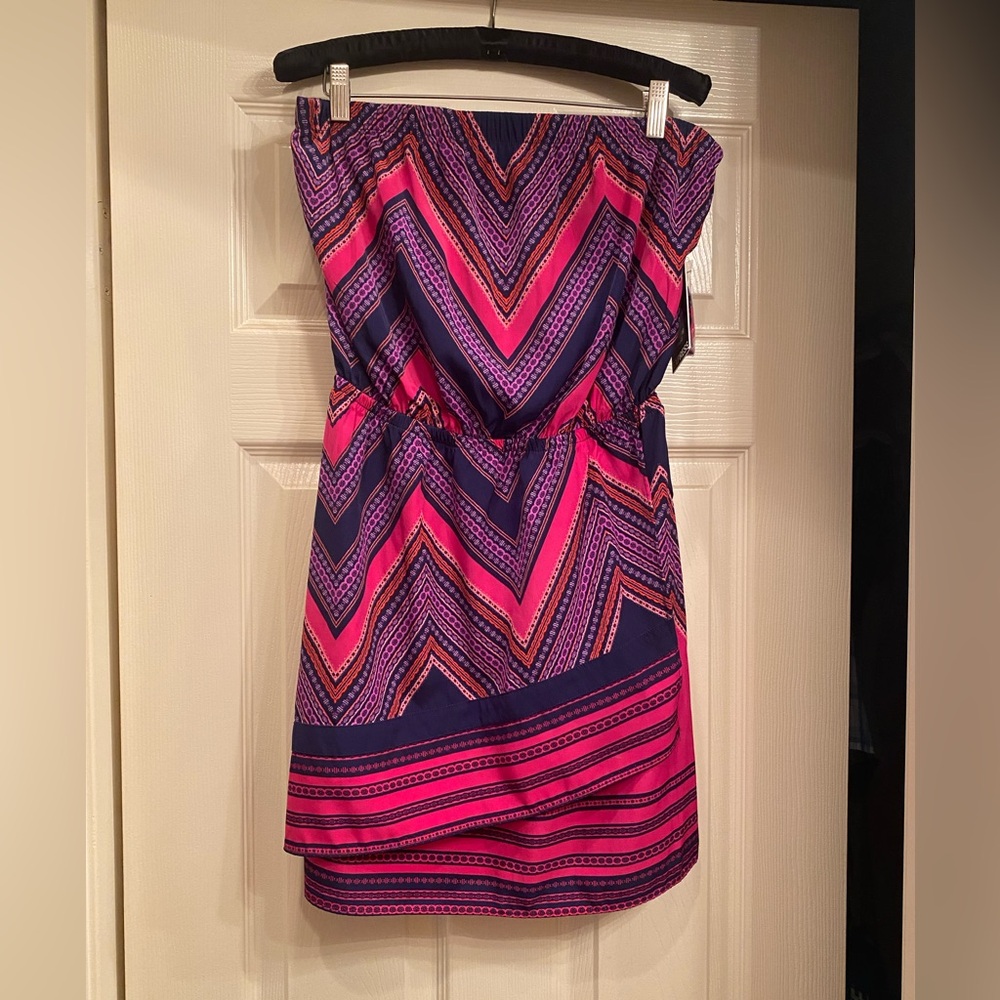 Express strapless mini dress